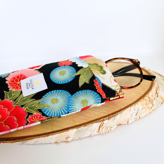 Étui à lunettes Camélia