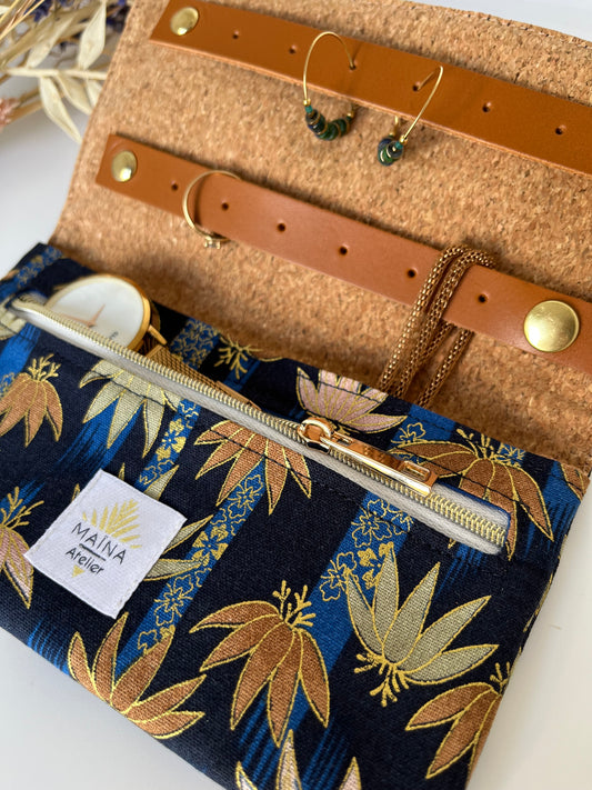 Pochette à bijoux de voyage Lotus
