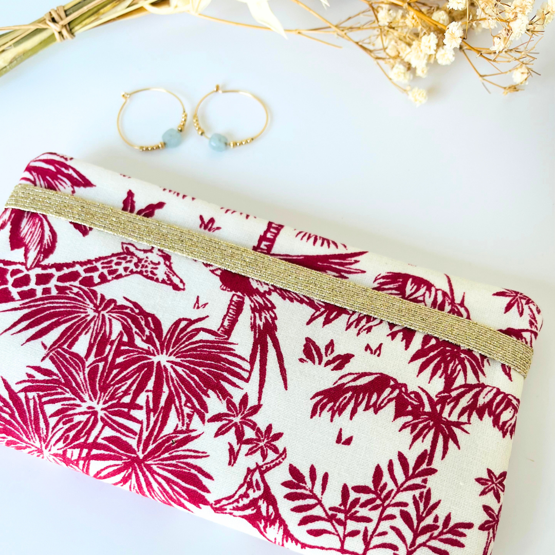 Pochette à bijoux de voyage Savane