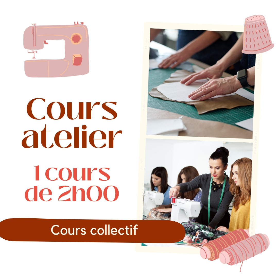 Cours de couture collectif atelier Bordeaux