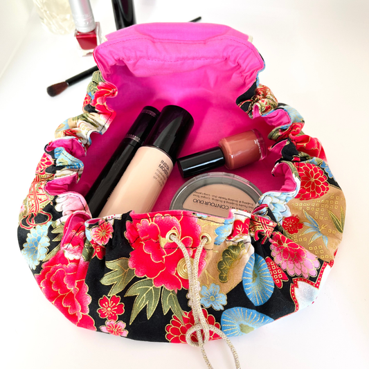 Bourse à maquillage Camélia