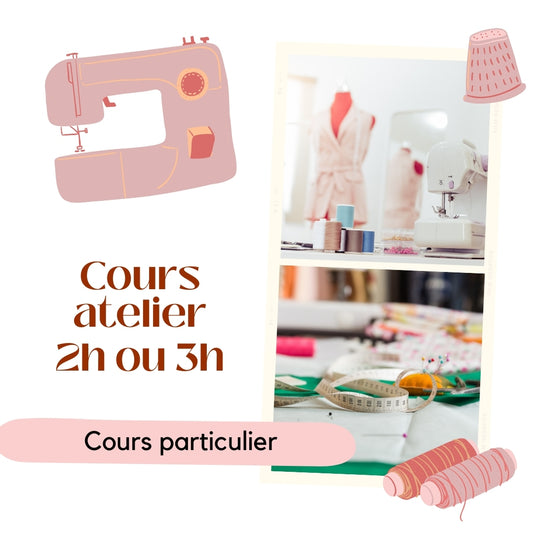 Carte cadeau cours particulier en atelier 2h ou 3h