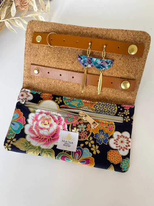 Pochette à bijoux de voyage Tsubaki